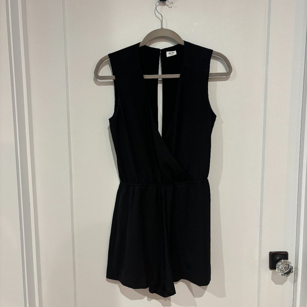 Renvy Black Romper w/ Pockets